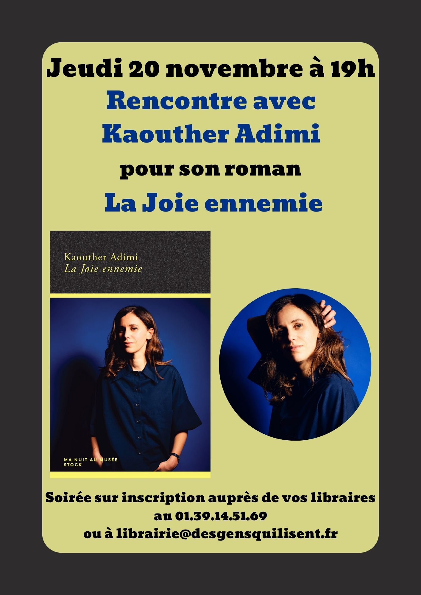 Rencontre avec Kaouther Adimi