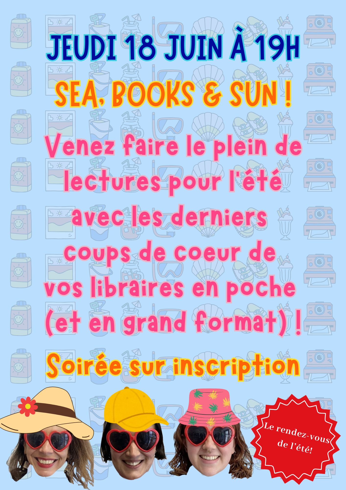 Sea, books and sun