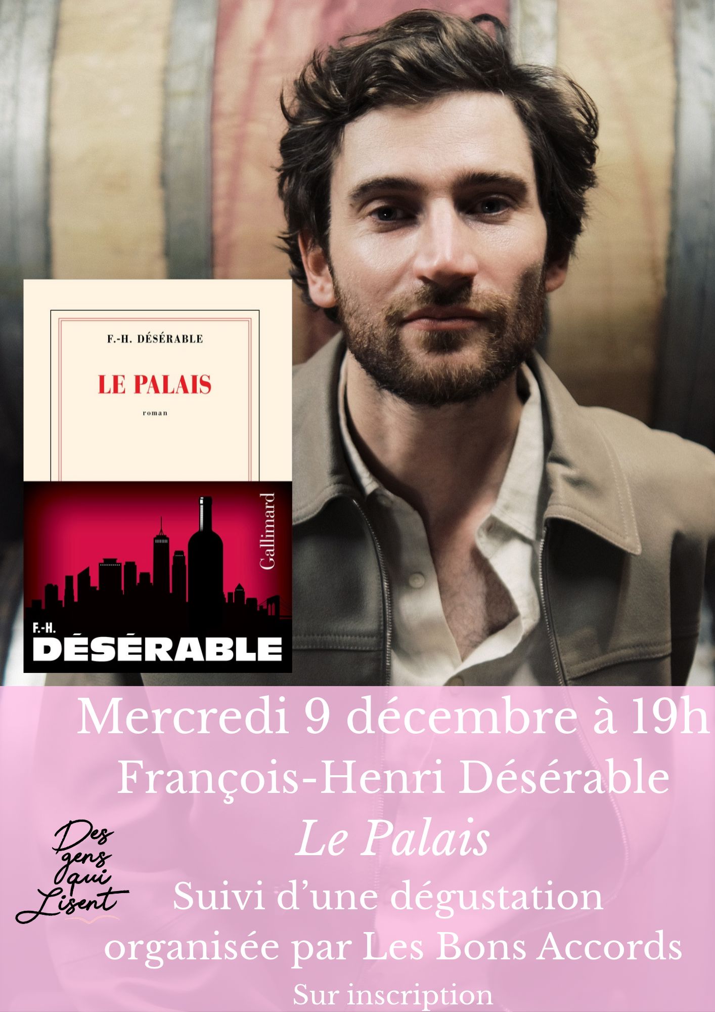 Rencontre avec François-Henri Désérable